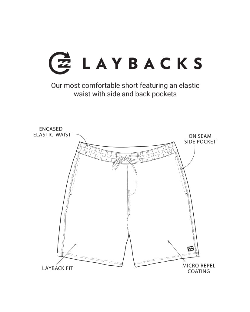 Sundays Laybacks 17 Trunks - Stealth